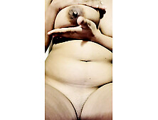 Hot Indian BBW Rubs Her Big Natural Boobs in Solo Tease