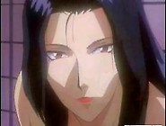 Japanese anime gets szueezed her tits and drilled by te