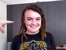 Dreadlocked and Unshaved Euro Likes It Hard!