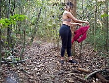 A stranger drilled me in the forest