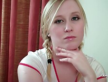 Satine Spark the nurse wanks and blows 2 aged lads