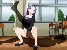 3D CARTOON Shy schoolgirl fucking during the break