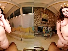 Home Alone With Curvy Stepsister Leana Lovings VR Porn