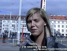 CZECH STREETS - Ilona takes money for public sex - Czechstreets