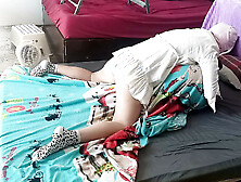 Hot foreplay with a couple,  oil massage on her body