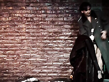 Lisa Rose Surrenders to Double the Pleasure in a Steamy Back Alley Threesome