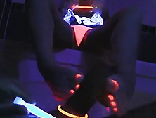 Glowing Footjob