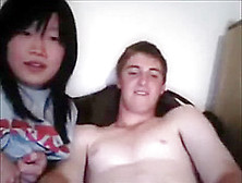 Cute Chinese Girl Gets A Facial From White Boyfriend