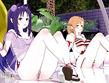 【KKS／MMD】【Chocolate Cream】 結城明日奈(アスナ) 紺野木綿季(ユウキ) 【SAO】