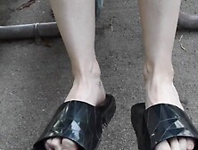 TSM - Alice Dangles her Sandals with Sweaty Bare Foot