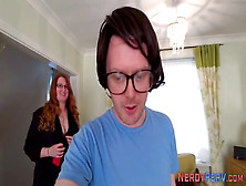 Leeds Nerd Sperms Milf’S Mouth After Sucking