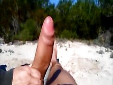 Beach Handjob