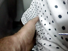 Crazy Fantasy! Petting in the Train Stranger Man Lift Skirt and Touch My Pussy on Subway and Liked!