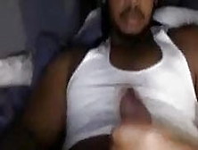 Str8 Southside Chicago Black Guy Wanks & Cums On Cam