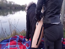 I Fuck Your My Lover Fucked Me,  At The Lake (Pegging,  Milf,  Outdoor,  Amateur)