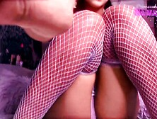 Ebony Teen Stuffing her Cunt with Pink Pants and Banging untill This babe Cums