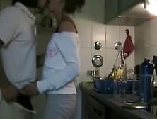 Man Fucks His Woman During The Dishes