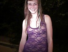 Alexis Crystal decides to go to a public sex dogging gang bang orgy