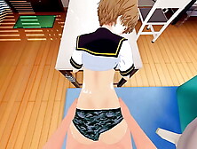 Chie Satonaka gets rammed and creampied from your SELF PERSPECTIVE - Persona four Anime.