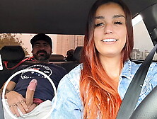 Nasty app driver caught passenger masturbating from ass and hammered him without a condom!