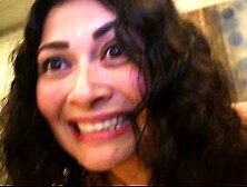 Latina hot wife cant get enough of step-sons friend