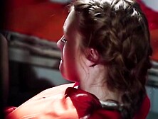 Inside the jail this two lesbian is doing an immaculate climax