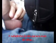 Handjob & Cum After Dickflash On Bus