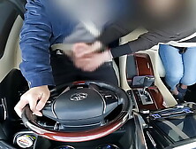 A frustrated married woman makes me ejaculate with a hand-job while driving