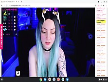 Cosplay Slut Just Being A Slut On Webcam