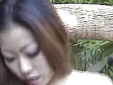 Lusty Asian Hottie Angela Loves Playing with Cock in the Outdoor