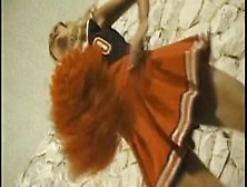 Cheerleader Gets Fucked By The Fireplace