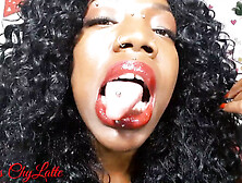 Big Ebony Lips Lipstick & Lip Gloss Compilation Chylattexxx