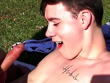 Weekend Picnic Turned Into Kinky Outdoor Banging With A Big Cumshot At The End