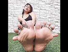 Teasing with my rings on my feet