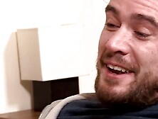 Chesty schoolgirl gets throat fuck