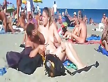 Tapes Multiple Couples Fucking At A Nudist Beach