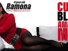 Ramona Is A 41 Year Old Black Curvy Milf That Put On Quite A Show During Our Amateur Interview