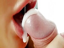 Close-Up Blowjob Sensual Pov Huge Fullmouthcum 4K Higest Quality