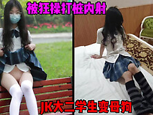 [付费] 大二Jk学生调教成母狗，被狂操打桩内射成傻逼（简芥约女主）