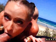 Cum Inside Me On Public Beach With Freutoy P2