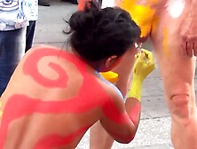 New York Public Body Painting