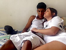 While We Are Alone At Home We Take Advantage And I Fuck My Stepsister Who Is Very Horny