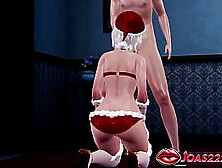 Christmas Animation with Massive Titties Mrs.  Claus - Tongue Schlong Lick,  Slavery Oral job Action Cum From Tugjob A Lot Of Goo