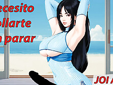 JOI Anal hentai, your girlfriend is hot and wants to fuck you non-stop. Spanish voice.