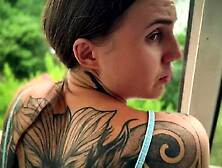 That babe Was So Tempting in the Window – I Had to Cum on Her Back POV