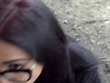 Juicy Ass Spanish Exchange Student Sucks Friend's Dick Outdoors And Gets Fucked