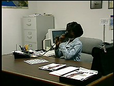 Hung Black Stud Seduces Horny Secretary