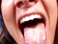 Exciting Swallow Cum