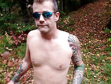 Some other Outdoor Autumn Escape, Public exhibition with anal play. Very risky, nearly caught two