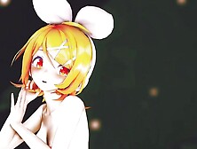 Rin Dancing + Gradual Undressing (3D Hentai)